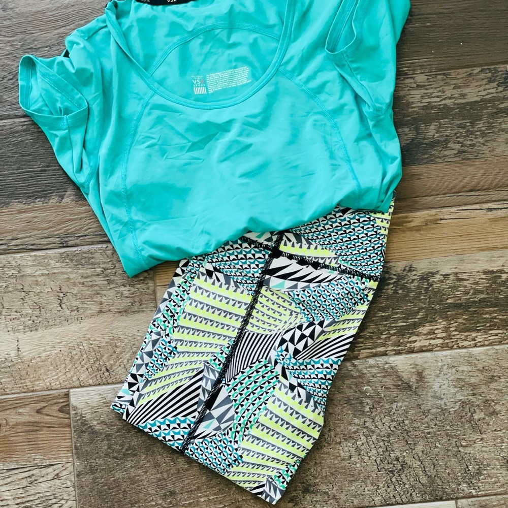 Victorias’s Secret Sport workout pants & VSX shirt